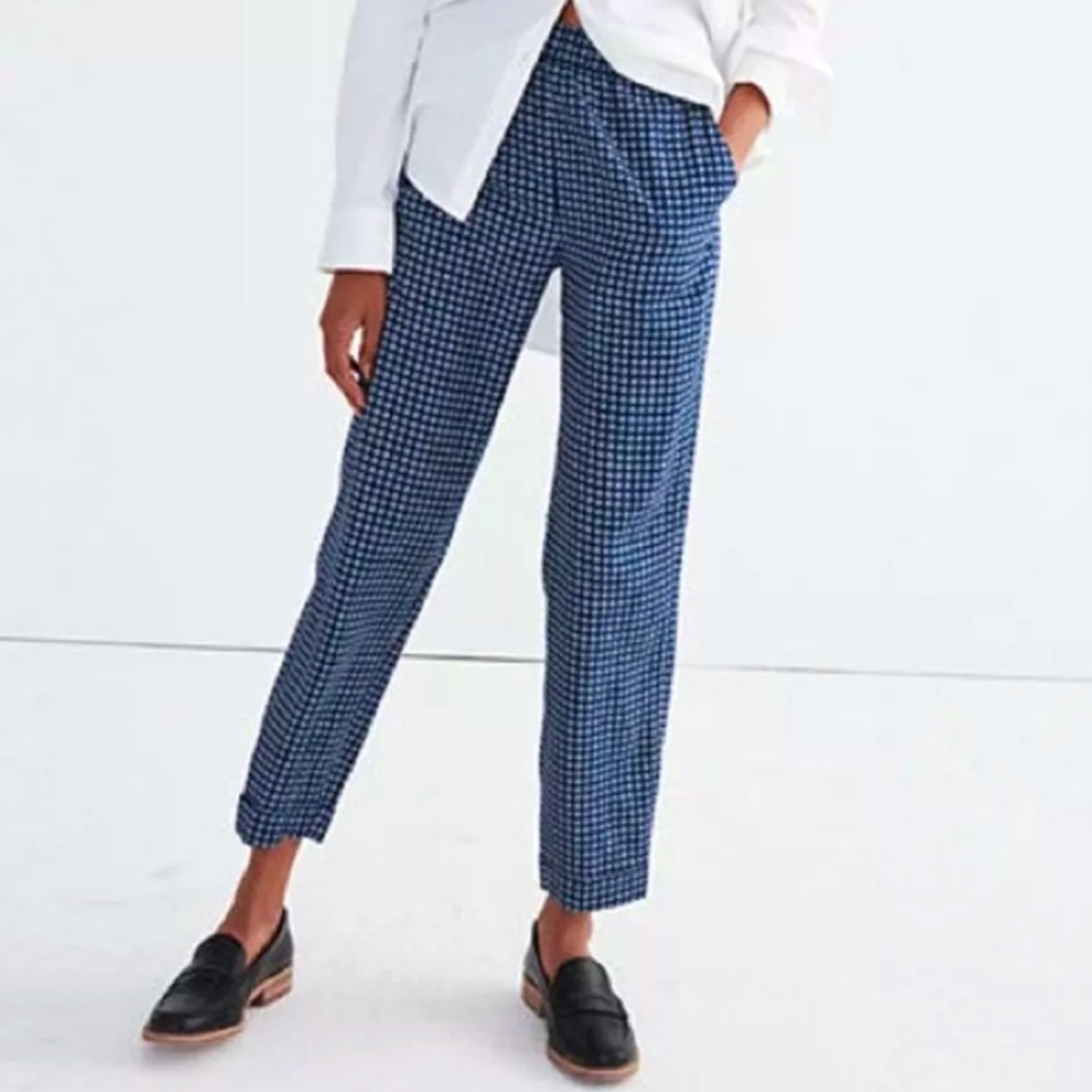 Madewell Women’s Blue Track Trousers Jogger Pants Ascot Tile  Size XXS